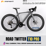  Xe Đạp Đua Twitter T10 Pro Full Group Shimano 105 R7120 – Full Carbon Cao Cấp 