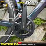  XE ĐẠP ĐUA TWITTER T10 PRO [2026] FULL CARBON, 2 MÓN SHIMANO 105 CAO CẤP 