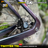  XE ĐẠP ĐUA TWITTER T10 PRO [2026] FULL CARBON, 2 MÓN SHIMANO 105 CAO CẤP 