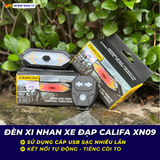 ĐÈN XI NHAN XE ĐẠP CALIFA XN09 TÍCH HỢP ĐÈN XI NHAN, AN TOÀN KHI CHUYỂN HƯỚNG TRÊN ĐƯỜNG 