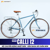  XE ĐẠP TOURING CALLI i2 - PHONG CÁCH CỔ ĐIỂN, CHUYỂN SỐ SHIMANO NHẬT BẢN 