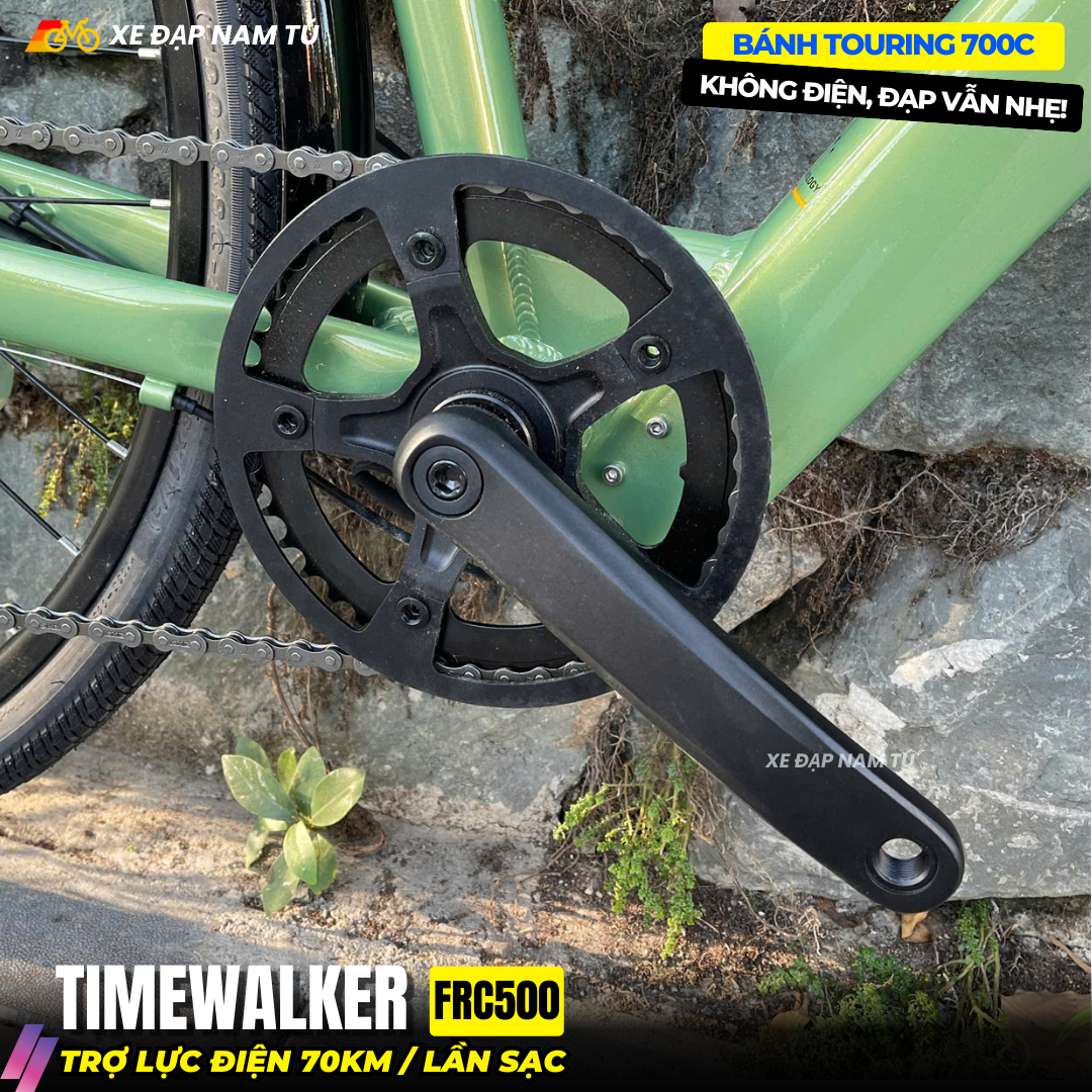  Xe Đạp Touring Trợ Lực Điện TimeWalker FRC500 - Phong Cách Gọn Nhẹ Thể Thao 
