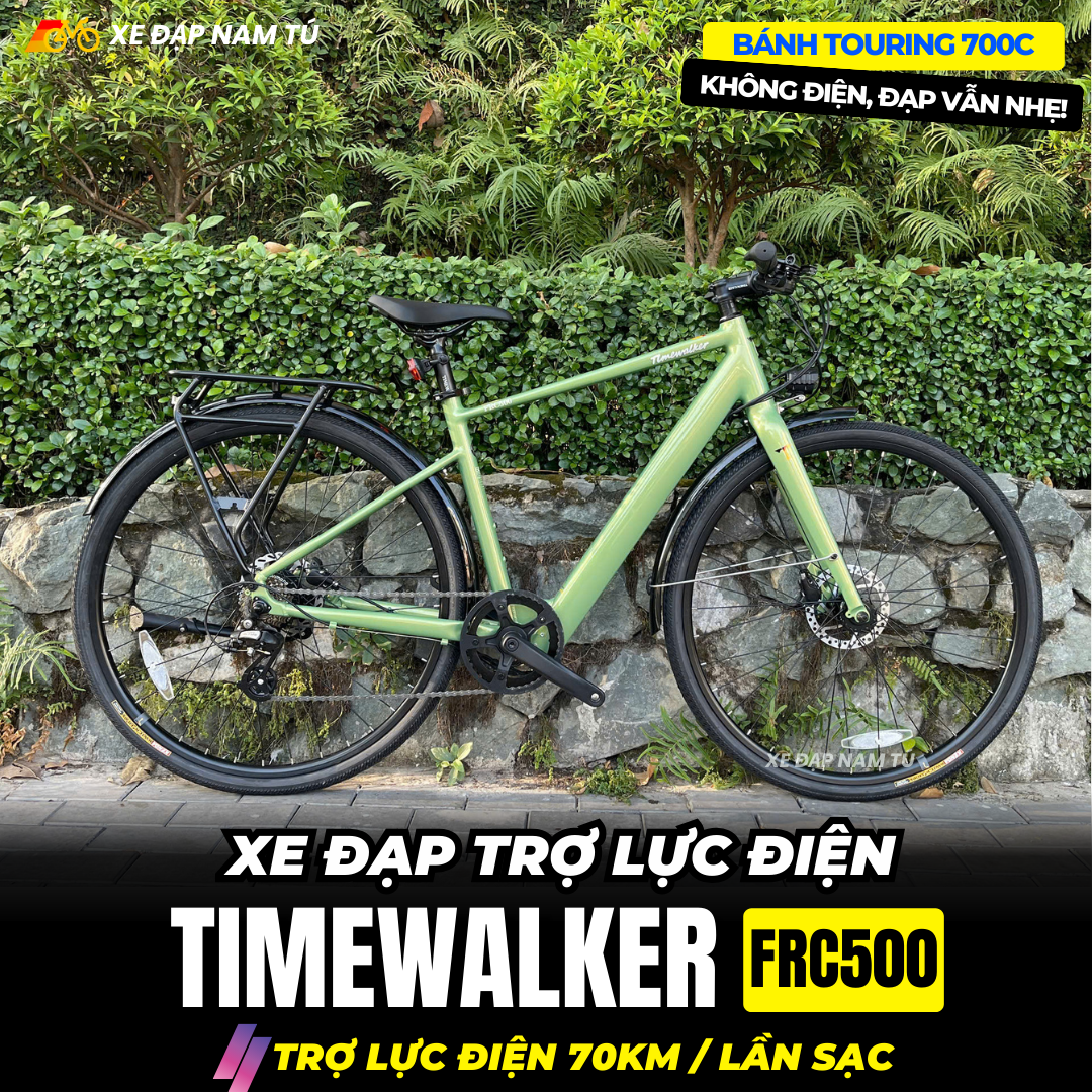  Xe Đạp Touring Trợ Lực Điện TimeWalker FRC500 - Phong Cách Gọn Nhẹ Thể Thao 