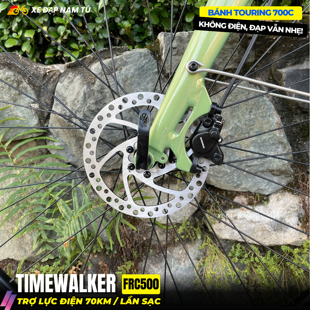  Xe Đạp Touring Trợ Lực Điện TimeWalker FRC500 - Phong Cách Gọn Nhẹ Thể Thao 