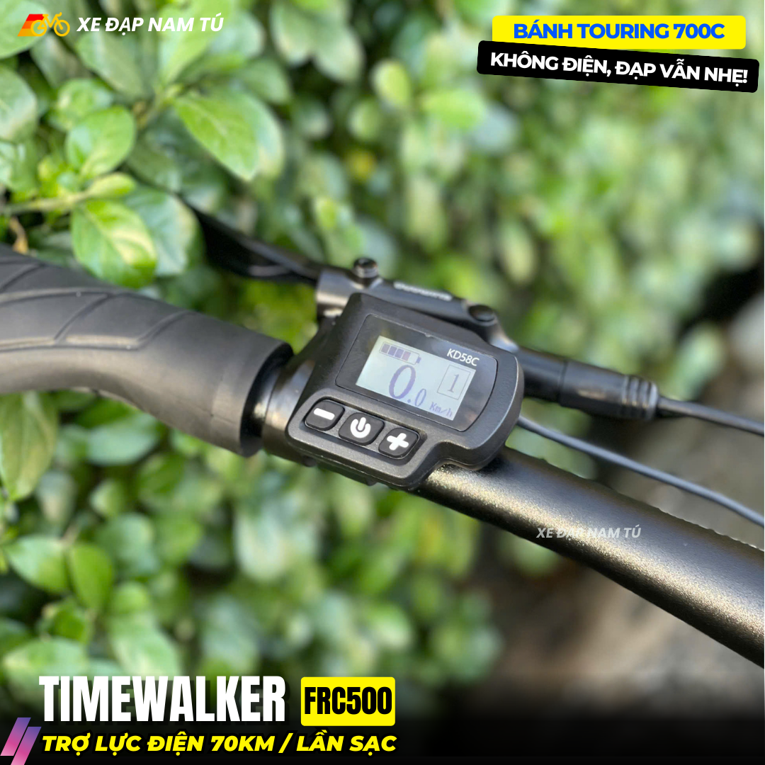  Xe Đạp Touring Trợ Lực Điện TimeWalker FRC500 - Phong Cách Gọn Nhẹ Thể Thao 