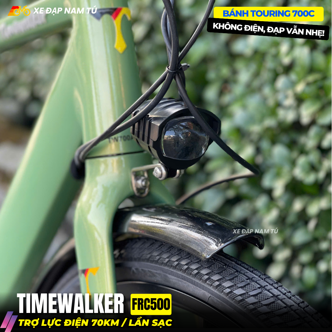  Xe Đạp Touring Trợ Lực Điện TimeWalker FRC500 - Phong Cách Gọn Nhẹ Thể Thao 