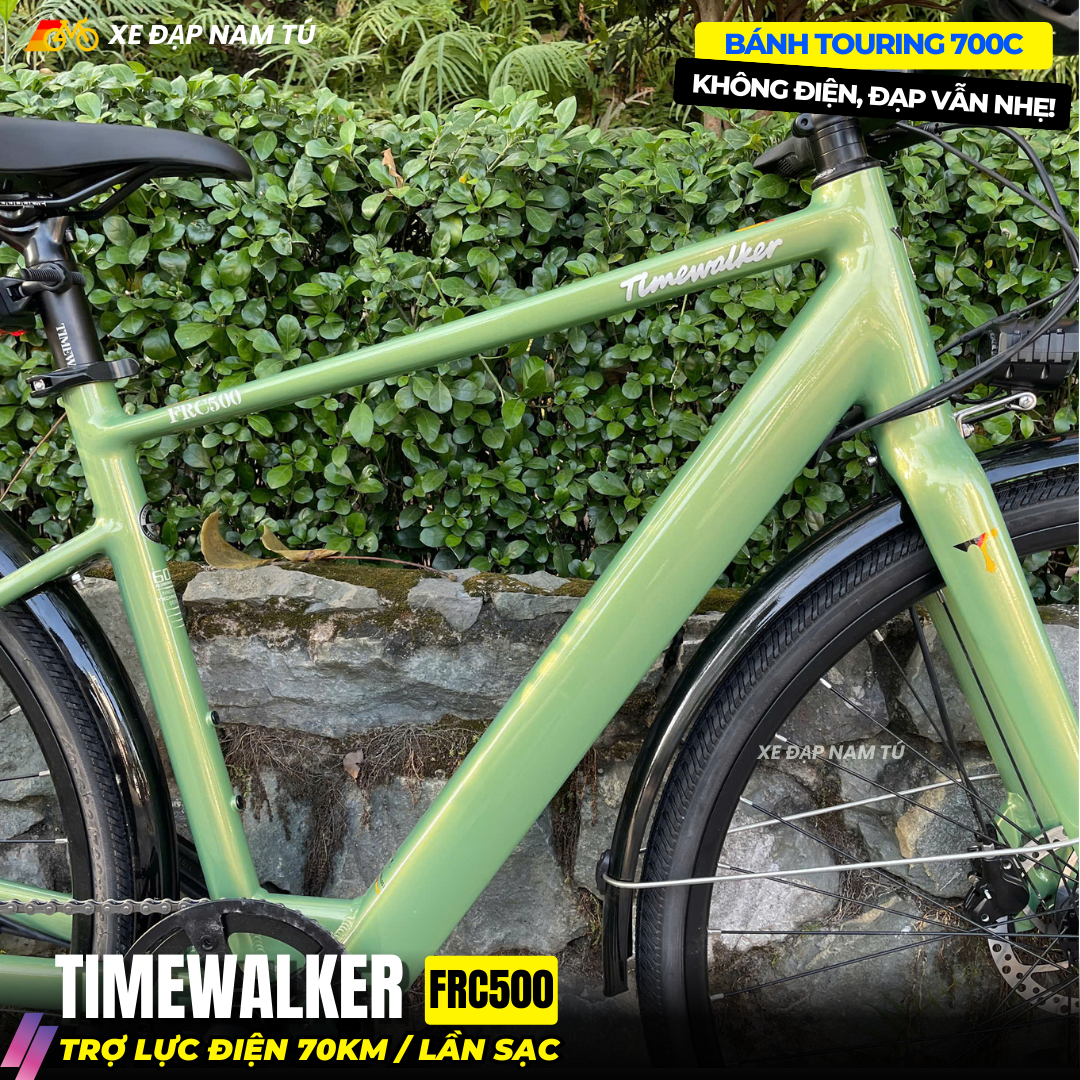 Xe Đạp Touring Trợ Lực Điện TimeWalker FRC500 - Phong Cách Gọn Nhẹ Thể Thao 