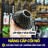  LÍP VẶN XE ĐẠP – NÂNG CẤP CỐI NỔ LỚN, TIỆN LỢI VÀ TIẾT KIỆM (7/8/9 LÍP) 