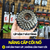  LÍP VẶN XE ĐẠP – NÂNG CẤP CỐI NỔ LỚN, TIỆN LỢI VÀ TIẾT KIỆM (7/8/9 LÍP) 