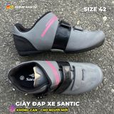  GIÀY ĐẠP XE SANTIC (KHÔNG CAN) CHO NGƯỜI MỚI, SIZE 42 