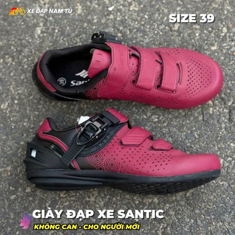  GIÀY ĐẠP XE SANTIC (KHÔNG CAN) CHO NGƯỜI MỚI, SIZE 39 