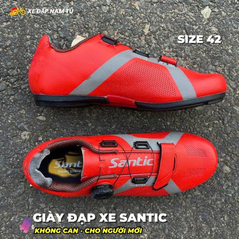  GIÀY ĐẠP XE SANTIC (KHÔNG CAN) CHO NGƯỜI MỚI, SIZE 42 