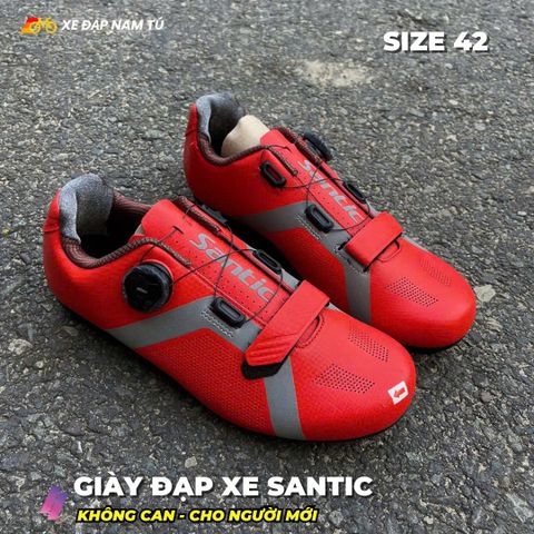  GIÀY ĐẠP XE SANTIC (KHÔNG CAN) CHO NGƯỜI MỚI, SIZE 42 