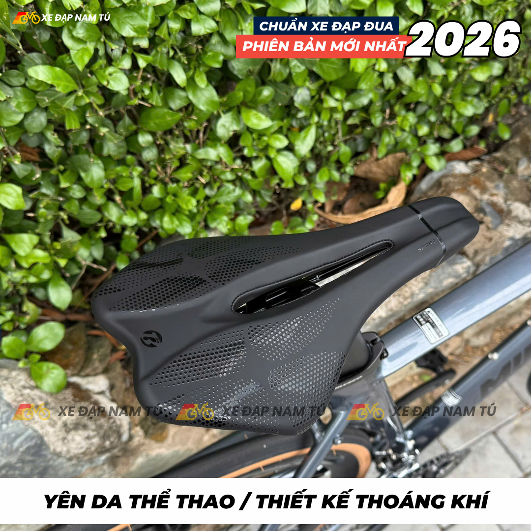  XE ĐẠP ĐUA MILESCO EXS [GEN 5] MỚI NHẤT 2026, KHUNG NHÔM, TAY ĐỀ LẮC, CỐI NỔ LỚN 