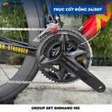  Xe Đạp Đua Nesto Dragon – Full Carbon, Group Shimano 105 R7120, Phanh Dầu Thủy Lực 