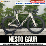  Xe Đạp Đua Nesto Gaur – Full Carbon, Group Shimano 105 R7120, Phanh Dầu Thủy Lực 