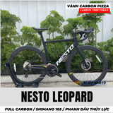  Xe Đạp Đua Nesto LEOPARD– Full Carbon, Group Shimano 105 R7120, Phanh Dầu Thủy Lực 