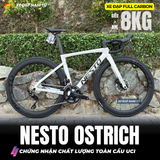  Xe Đạp Đua Nesto Ostrich – Khung Carbon Tiêu Chuẩn UCI, Group Shimano 105 Hiệu Suất Cao 