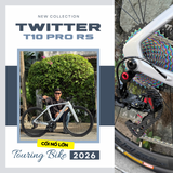  XE ĐẠP TWITTER T10 PRO RS HYBRID [2026] TAY LÁI CARBON NGUYÊN KHỐI 