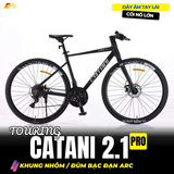  XE ĐẠP TOURING CATANI 2.1PRO [2026] DÂY ÂM TAY LÁI, CỐI NỔ, KHUNG NHÔM, BỘ CHUYỂN ĐỘNG SHIMANO 21 CẤP 