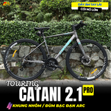  XE ĐẠP TOURING CATANI 2.1PRO [2026] DÂY ÂM TAY LÁI, CỐI NỔ, KHUNG NHÔM, BỘ CHUYỂN ĐỘNG SHIMANO 21 CẤP 