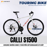  Xe Đạp Touring CALLI S1500, Khung Sườn Nhôm, Chuyển Số Shimano 21 cấp 