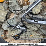  XE ĐẠP TOURING POSEIDON PS700, KHUNG MAGIE ĐÚC NGUYÊN KHỐI, GROUP SHIMANO CLARIS NHẬT BẢN, PHANH DẦU, CỐI NỔ LỚN 