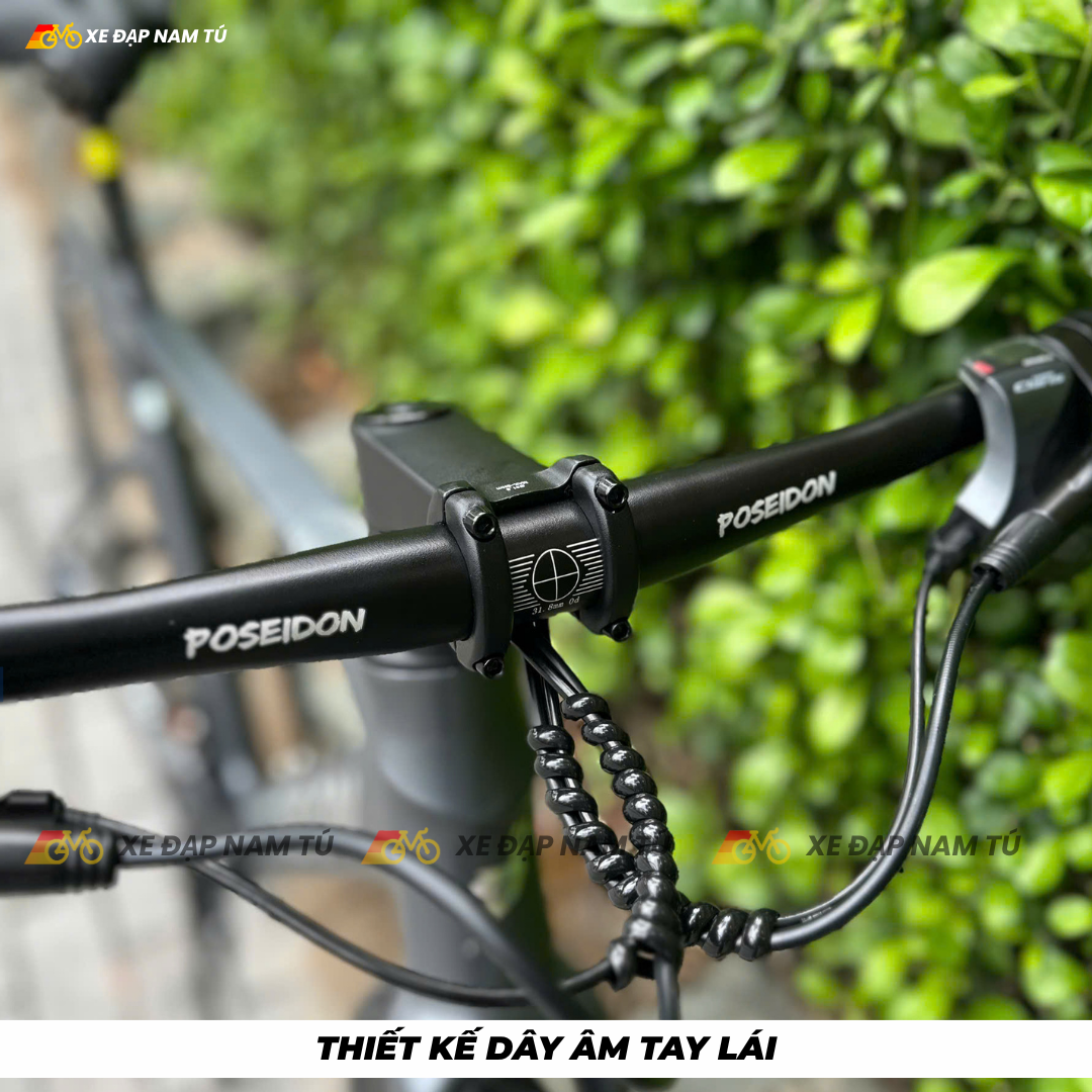  XE ĐẠP TOURING POSEIDON PS700, KHUNG MAGIE ĐÚC NGUYÊN KHỐI, GROUP SHIMANO CLARIS NHẬT BẢN, PHANH DẦU, CỐI NỔ LỚN 