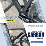  Xe Đạp Đua Twitter Cyclone Full Carbon, Group Điện Wheel Top Vân Carbon 3K Cao Cấp 2026 