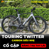  XE ĐẠP TOURING TWITTER R5, R10, R12 [2025] THIẾT KẾ NÂNG HẠ TAY LÁI THÔNG MINH 