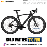  Xe Đạp Đua Twitter T10 Pro Full Group Shimano 105 R7120 – Full Carbon Cao Cấp 