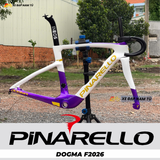  XE ĐẠP ROAD PINARELLO DOGMA F26 - GHI ĐÔNG CARBON, VÀNH CARBON PRINCETON, GROUP SHIMANO 105 CAO CẤP 