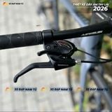  XE ĐẠP TOURING MAKELEN C200 PRO [2026] DÂY ÂM TAY LÁI, KHUNG NHÔM, BỘ CHUYỂN ĐỘNG SHIMANO 21 CẤP 