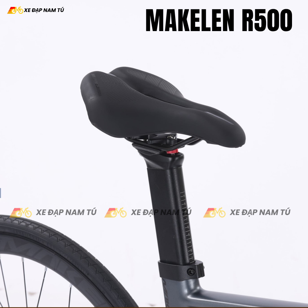  Xe Đạp Đua Makelen R500, Khung Sườn Nhôm, Tay Đề Lắc Chuẩn Xe Đua 