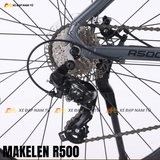 Xe Đạp Đua Makelen R500, Khung Sườn Nhôm, Tay Đề Lắc Chuẩn Xe Đua 