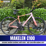  XE ĐẠP TOURING MAKELEN C100 KHUNG NHÔM KHÔNG MỐI HÀN, BỘ CHUYỂN ĐỘNG NHẬT BẢN 