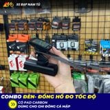 COMBO ĐÈN TRƯỚC, ĐỒNG HỒ ĐO TỐC ĐỘ KÈM PAD GẮN GHI ĐÔNG LIỀN 