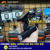  COMBO ĐÈN TRƯỚC, ĐỒNG HỒ ĐO TỐC ĐỘ KÈM PAD GẮN GHI ĐÔNG RỜI 