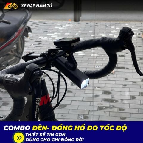  COMBO ĐÈN TRƯỚC, ĐỒNG HỒ ĐO TỐC ĐỘ KÈM PAD GẮN GHI ĐÔNG RỜI 