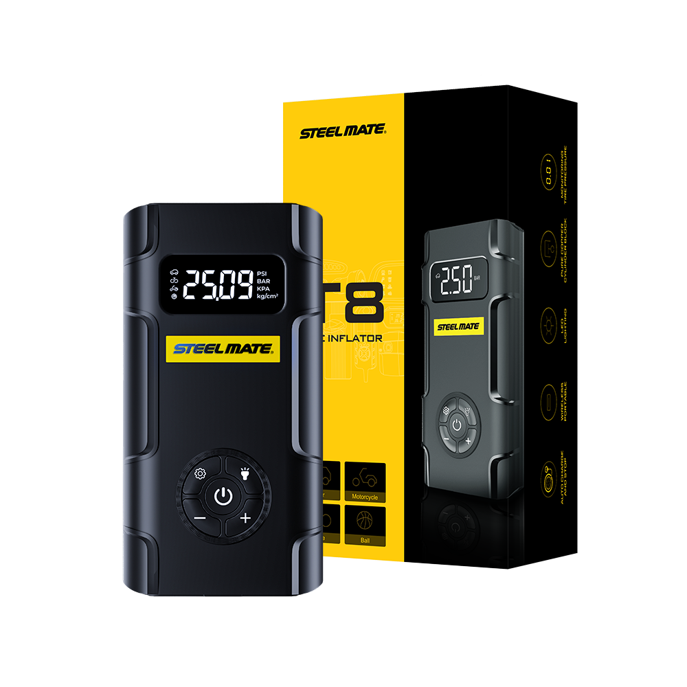 Bơm lốp ô tô không dây thông minh T8