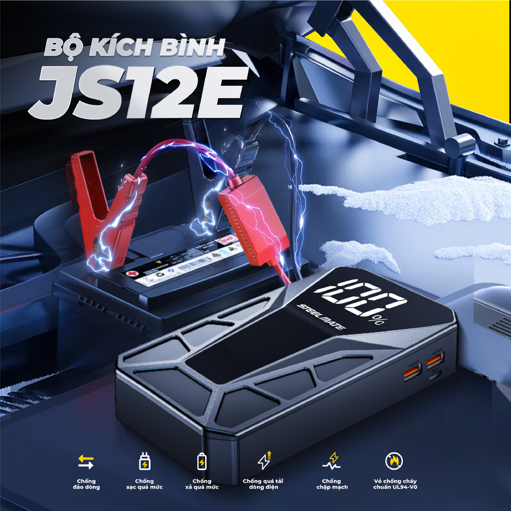 [New] Kích bình ô tô JS12E