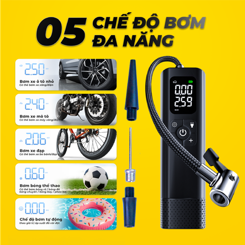 [New] Bơm thông minh không dây công suất cao T15B