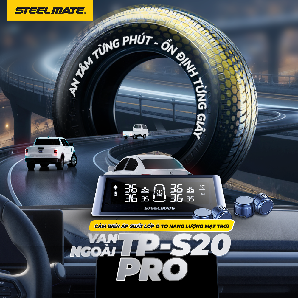 [New] Cảm biến áp suất lốp ô tô van ngoài TP-S20 PRO