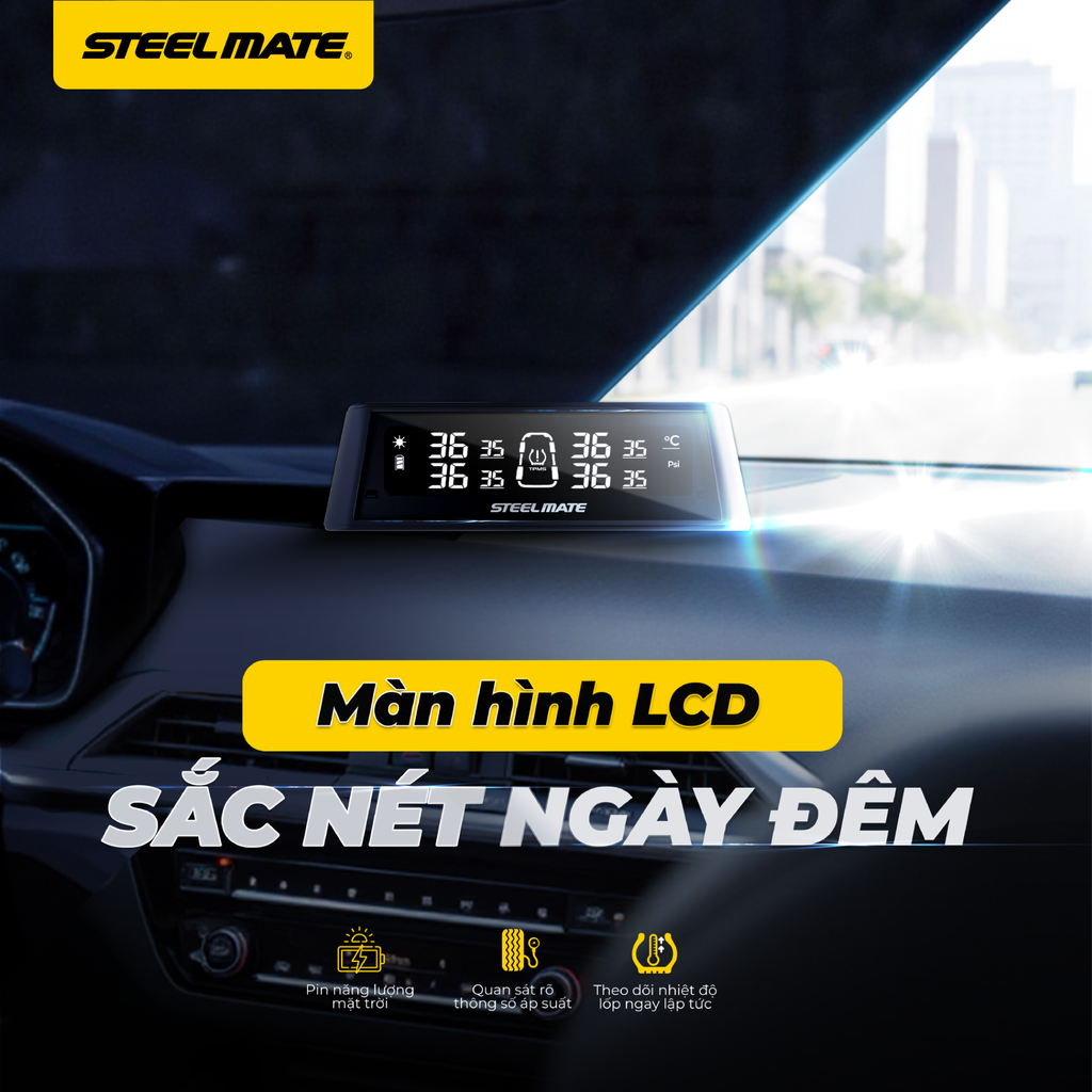 [New] Cảm biến áp suất lốp ô tô van ngoài TP-S20 PRO