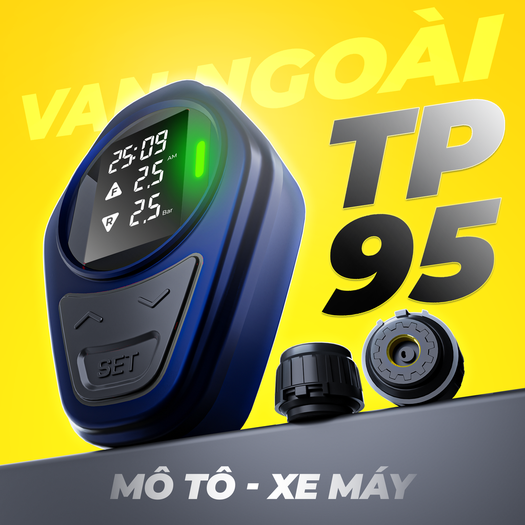 Cảm biến áp suất lốp xe máy và mô tô van ngoài TP95