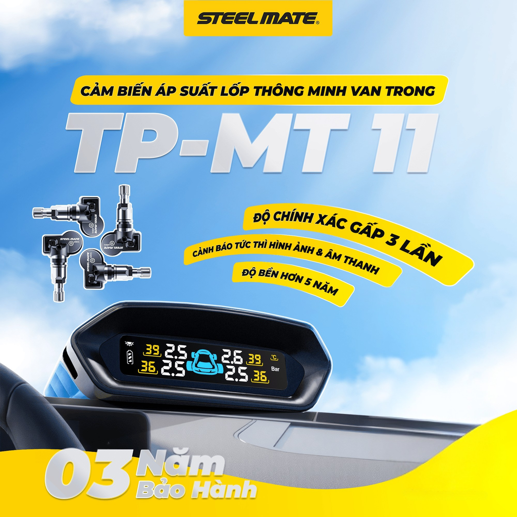 Hệ thống giám sát áp suất lốp năng lượng mặt trời TP-MT 11