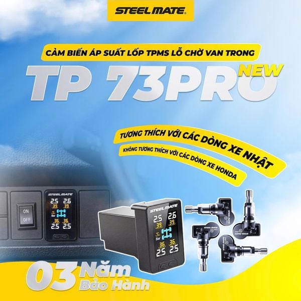 Cảm biến áp suất lốp TPMS lỗ chờ van trong TP 73 PRO