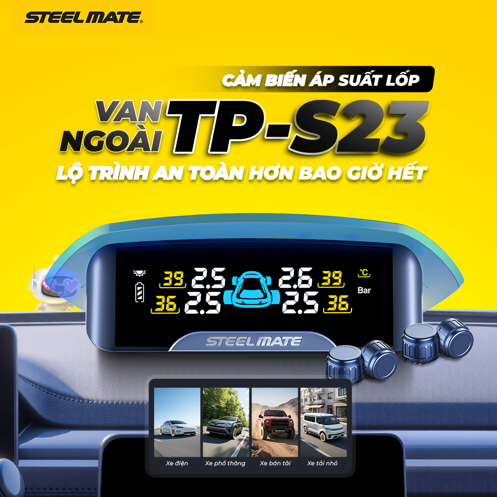 [New] Cảm biến áp suất lốp ô tô van ngoài TP-S23