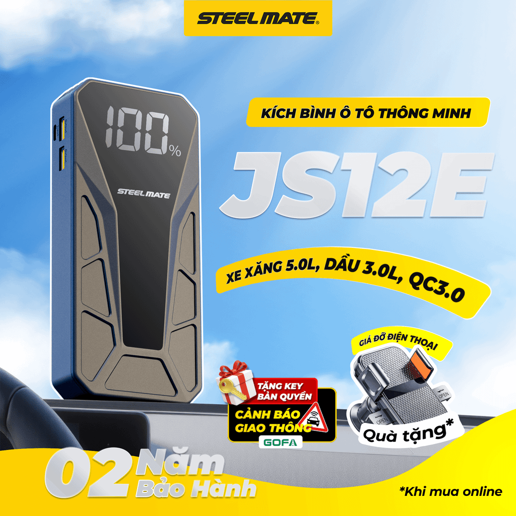 [New] Kích bình ô tô JS12E