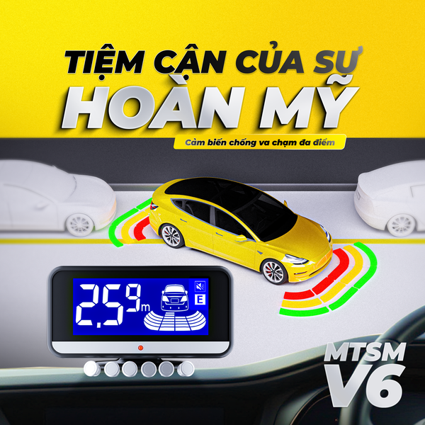 Cảm biến chống va chạm đa điểm trước sau MTSM V6